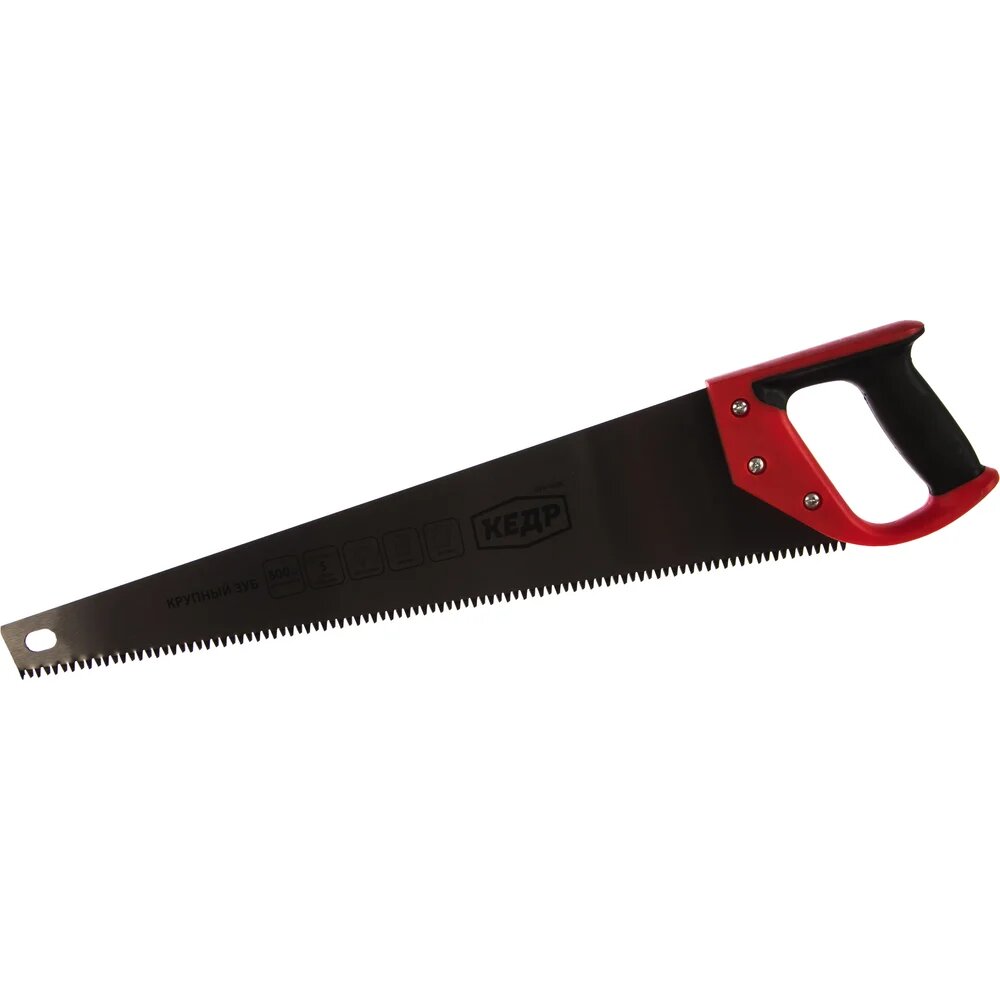 Кедр ножовка ПО дереву 500 ММ 3D-ЗАТОЧКА каленая крупный ЗУБ 035-5005 24841