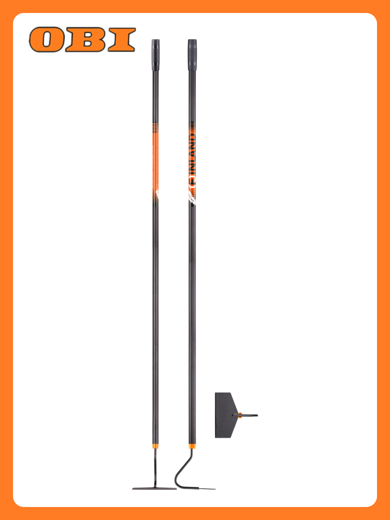 Тяпка овальная с алюминиевым черенком Finland Light 16 см 2326