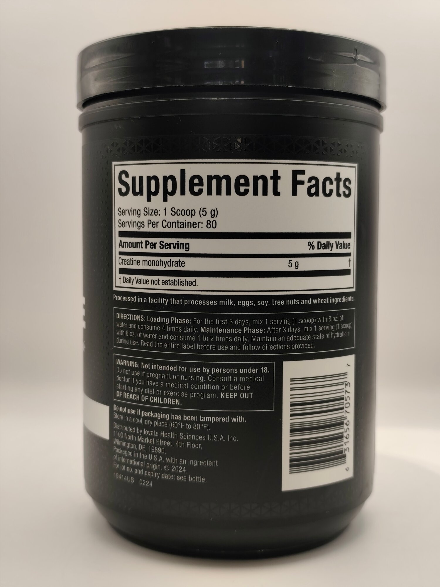 Креатин от MuscleTech Platinum 100% Creatine, 80 порций, 400 гр — фото 1