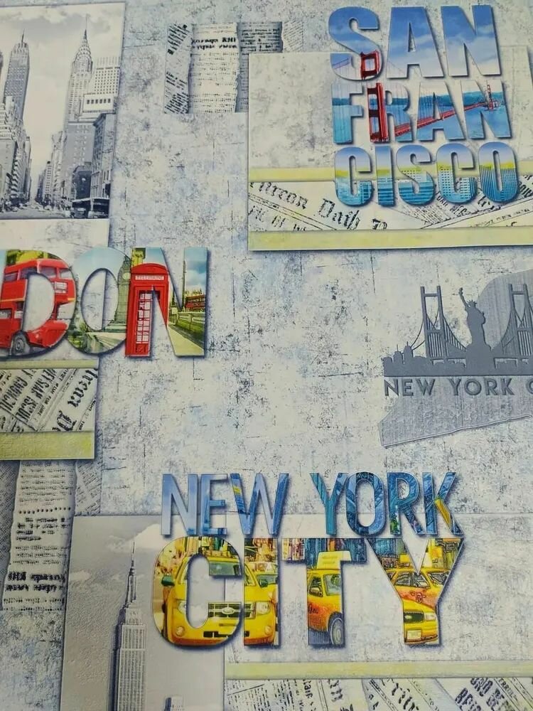 Обои Sal Decor Газета 758017-03 Винил на бумаге 10.05 м 053 м