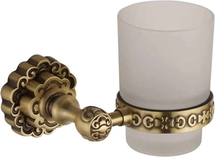 Стакан Bronze de Luxe K25006 бронза из латуни стеклянный