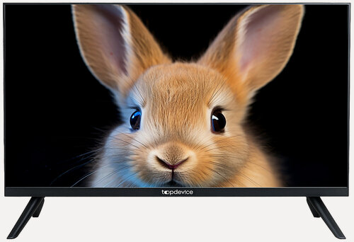 Изображение товара Телевизор Topdevice TDTV24ES13H_BK, 24 дюйма, HD, смарт ТВ, YаOS, черный