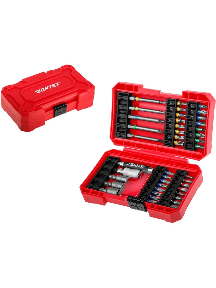Набор бит для шуруповертов WORTEX BS 4242 предмета (1335578)