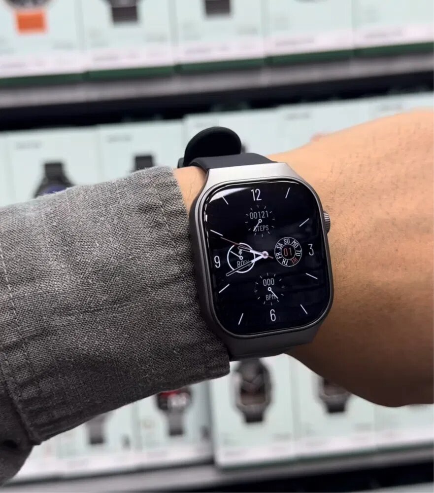 Hoco Y33 умные смарт часы с функцией мониторинга здоровья и уведомлениями, черный