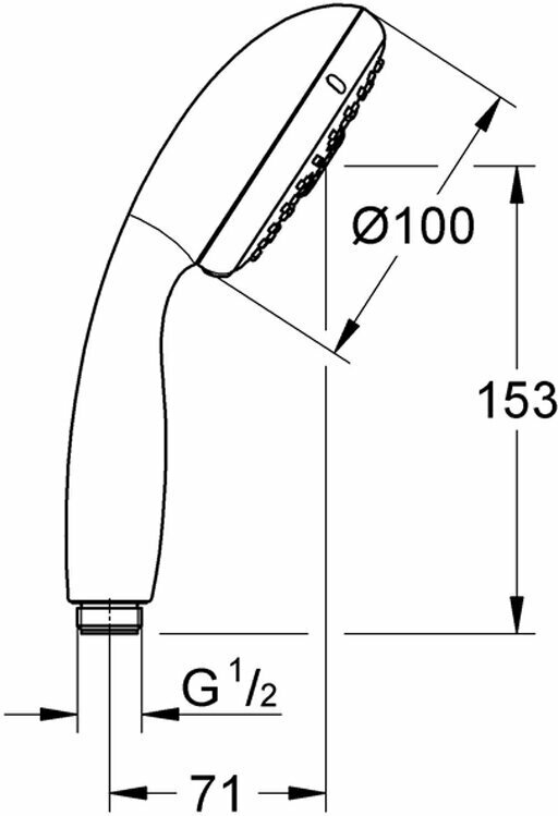 Душ ручной Grone  Tempesta New   28578002