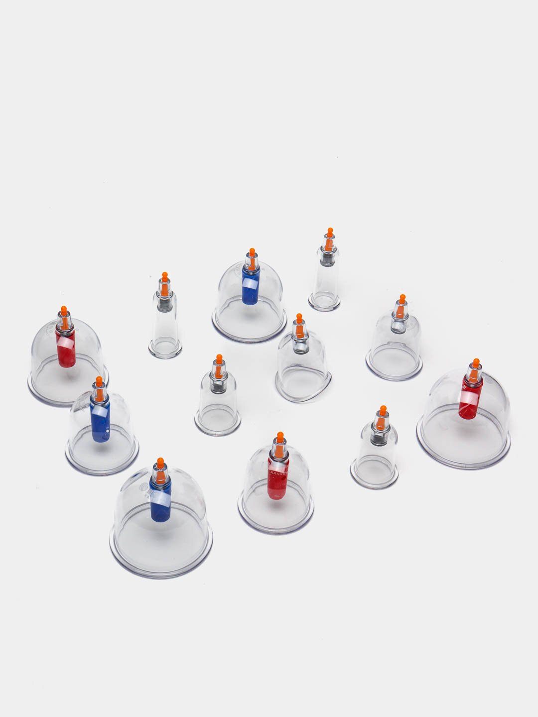 Набор вакуумных банок для хиджамы "Бирюзовый", высокопрочный пластик — фото 1