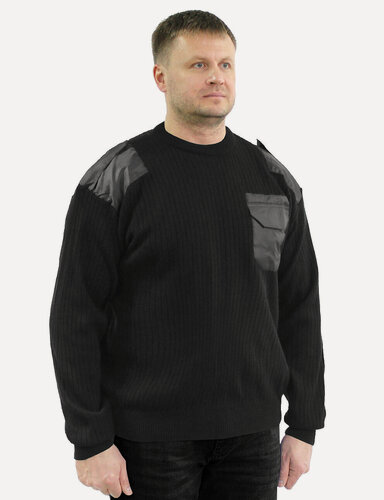 Изображение товара Свитер охранника черный рабочий, Компания БВР, размер 60, Черный