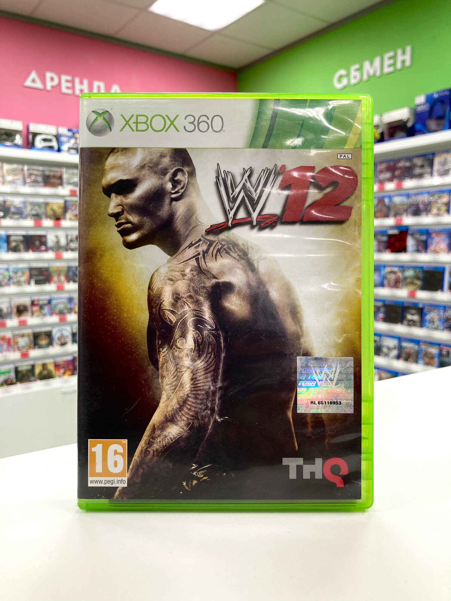 Xbox 360 WWE ’12 б/у