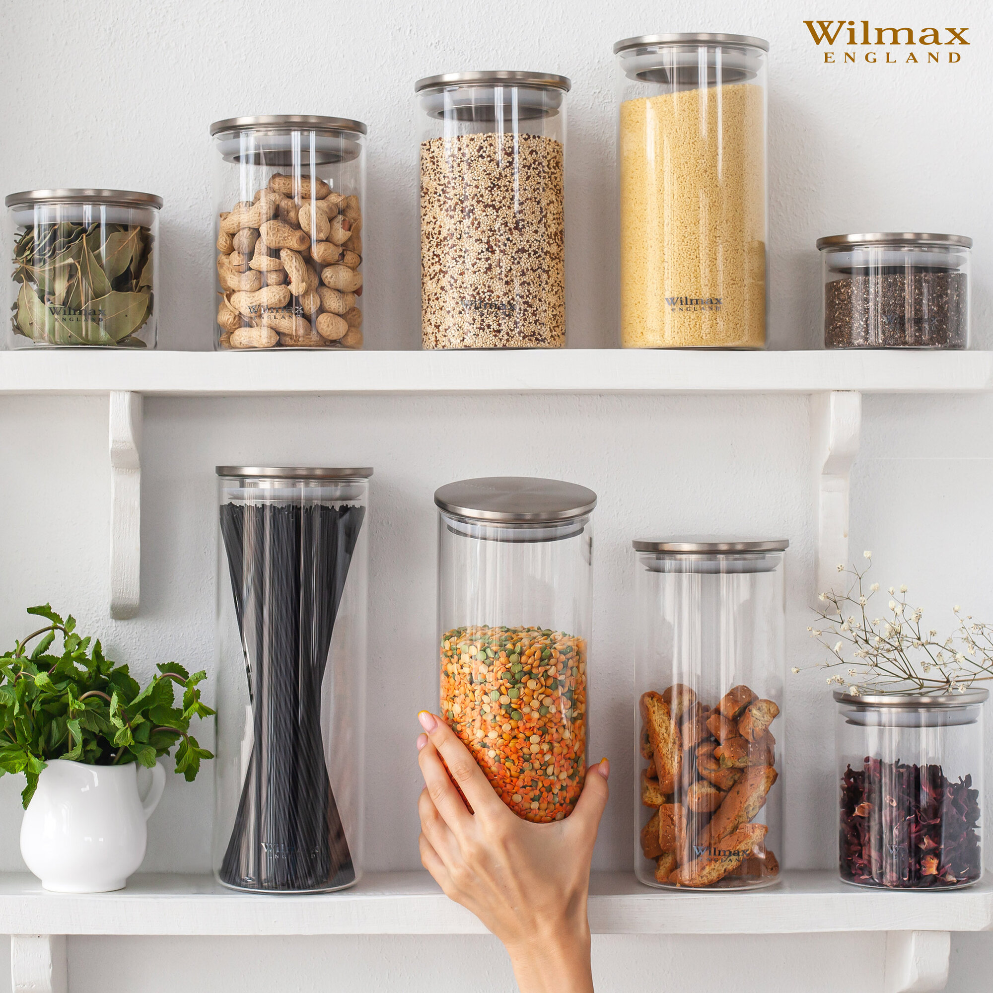 Банка с крышкой 1500 мл WL‑888517/A — фото 1