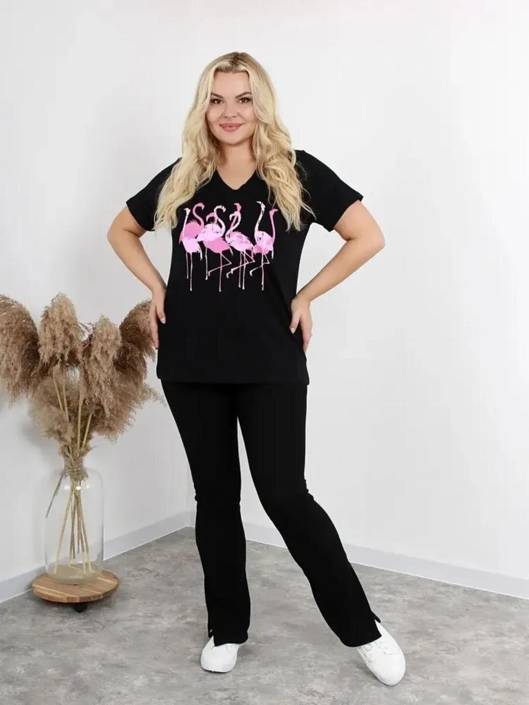 Футболка спортивная, размер 54-56, черный — фото 1