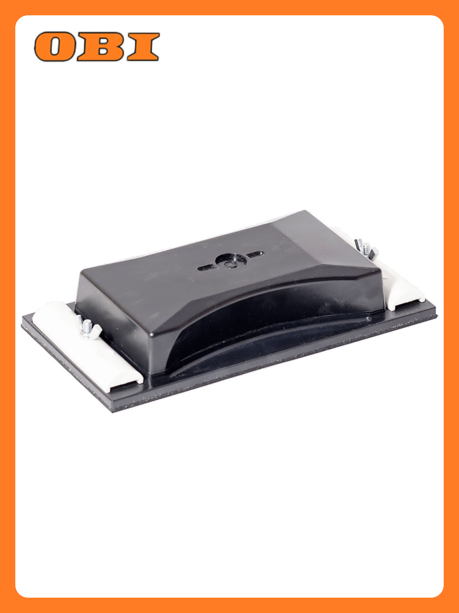 Брусок шлифовальный Intek для штукатурки и дерева с зажимами 210x105x50 мм