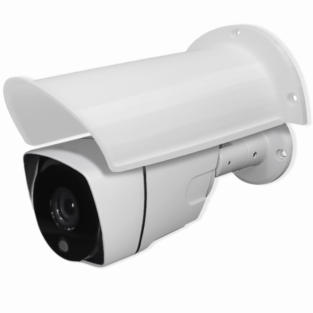 Уличная камера видеонаблюдения с защитным козырьком IP 2Мп 1080P PS-link IP102P + Cover-L White с POE питанием