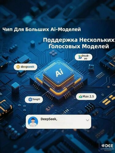 Изображение товара Умный AI-робот-собака с DeepSeek V3+Doubao: обучение речи, программируемые действия и развлекательные режимы домашний