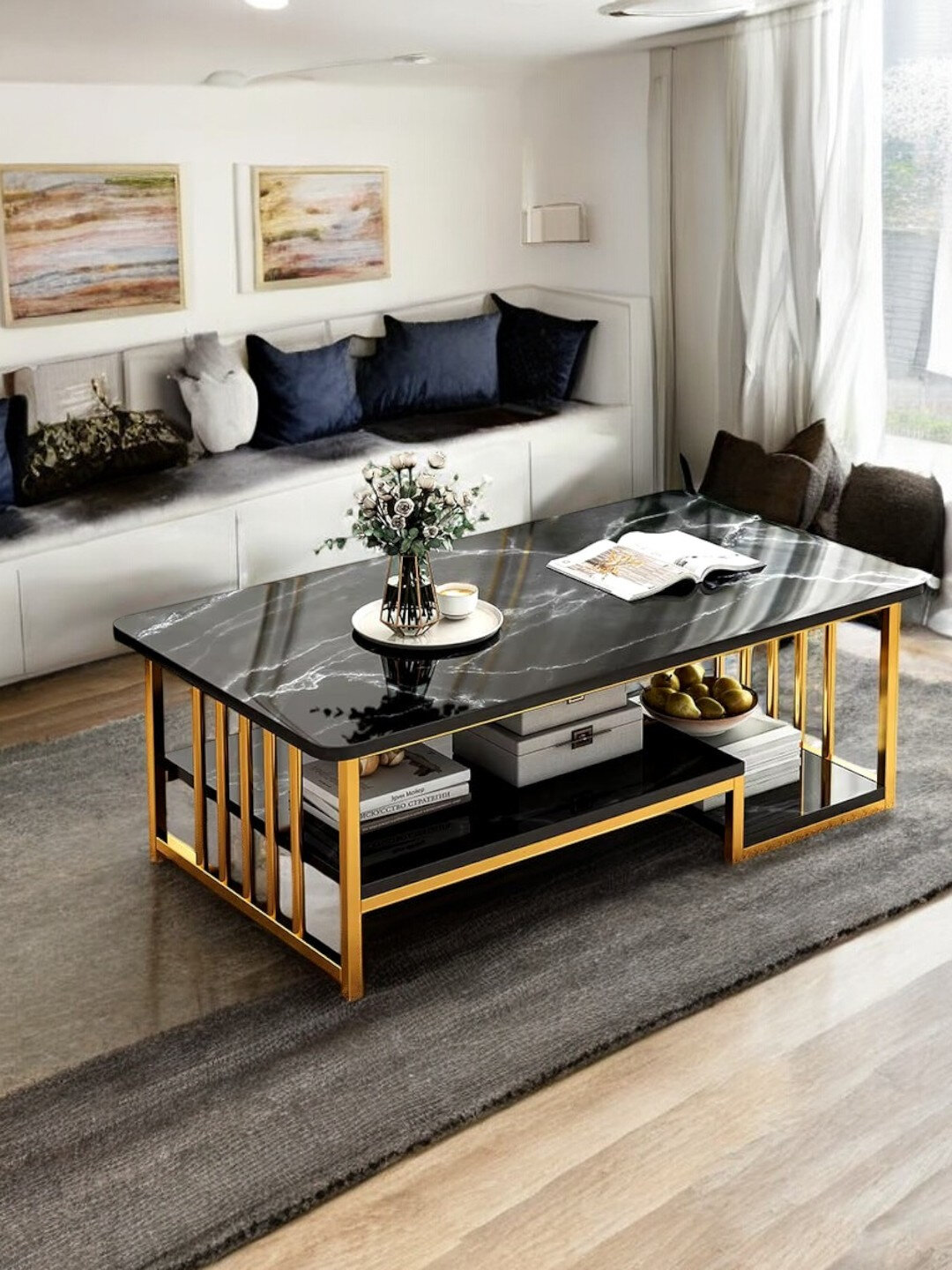 Комнатный журнальный стол, кофейный, складной, минималистичный, обеденный журнальный столик