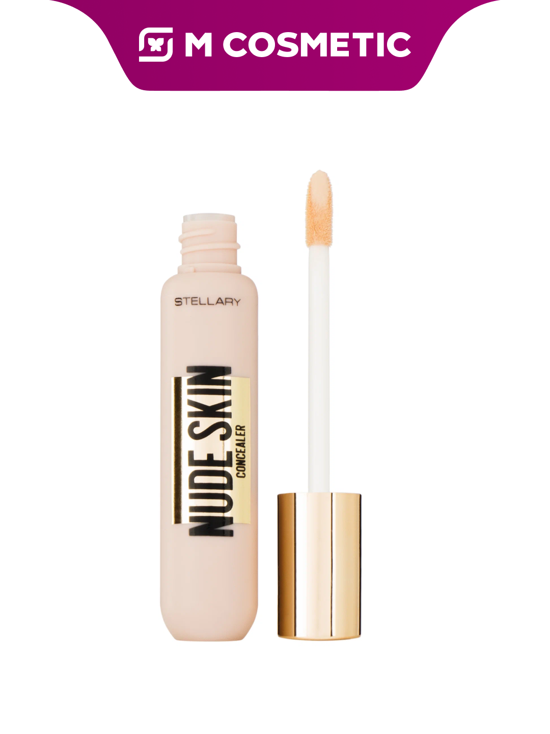 Консилер Stellary Nude Skin, кремовый, маскирует несовершенства, финиш влажный/бархатный, тон 02