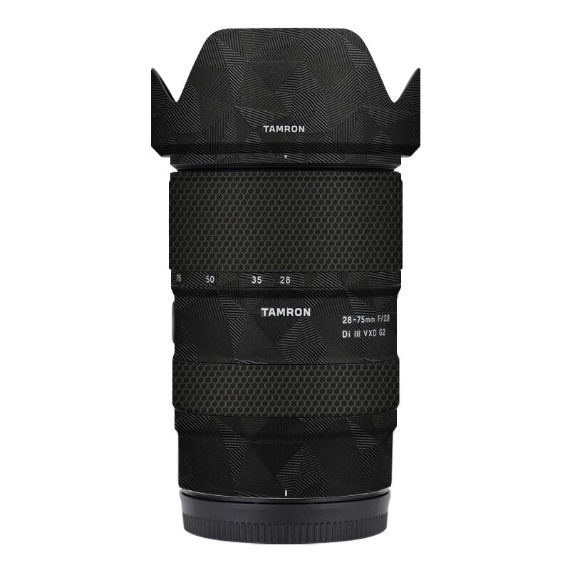 Защитная пленка для объектива камеры Nikon Z-mount - Нордический треугольник черный, для объектива Tamron 28-75mm F2.8