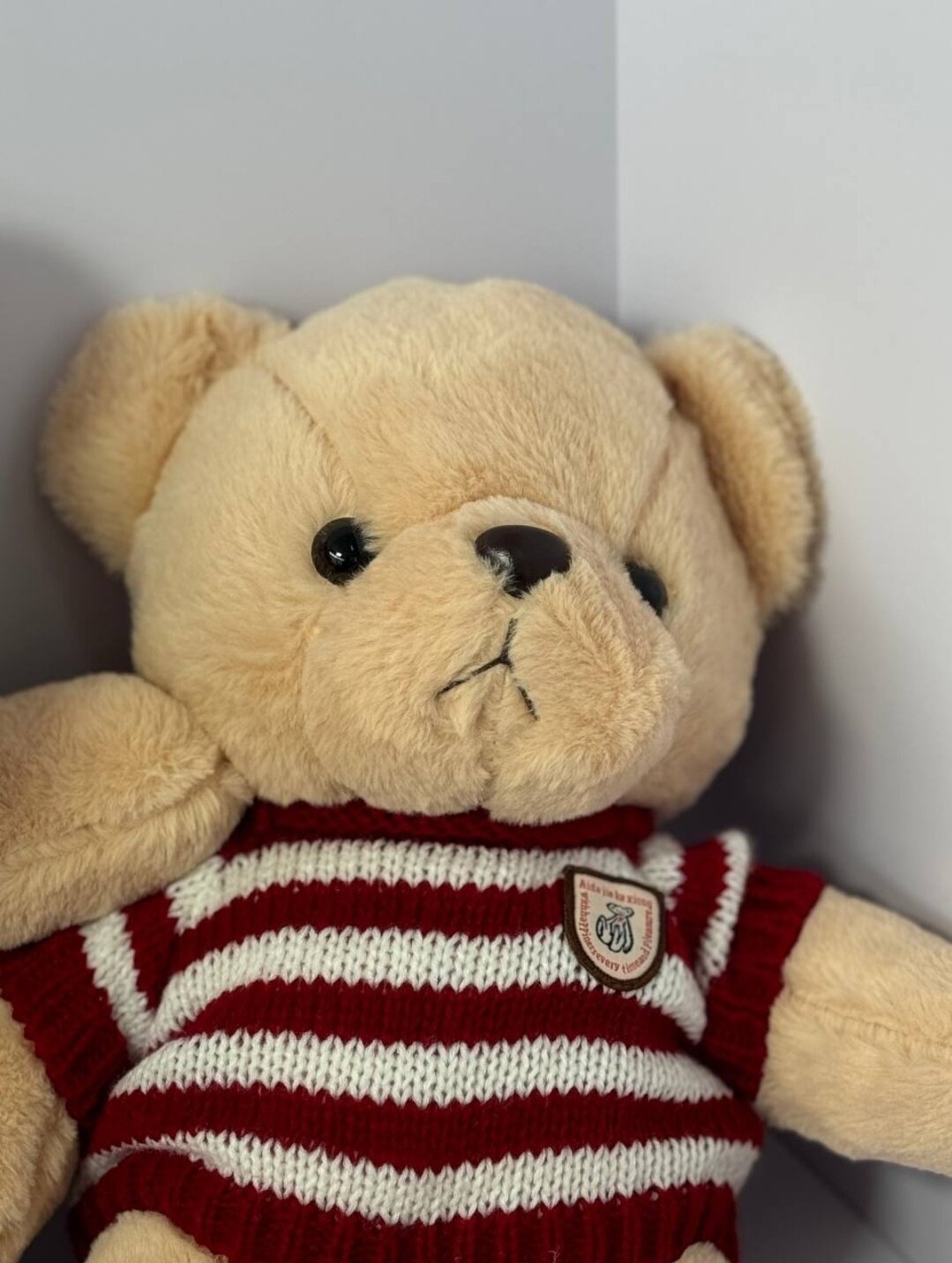 Плюшевая "Медведь", 45см, гипоаллергенный холлофайбер, премиум-качество, мягкая — фото 1