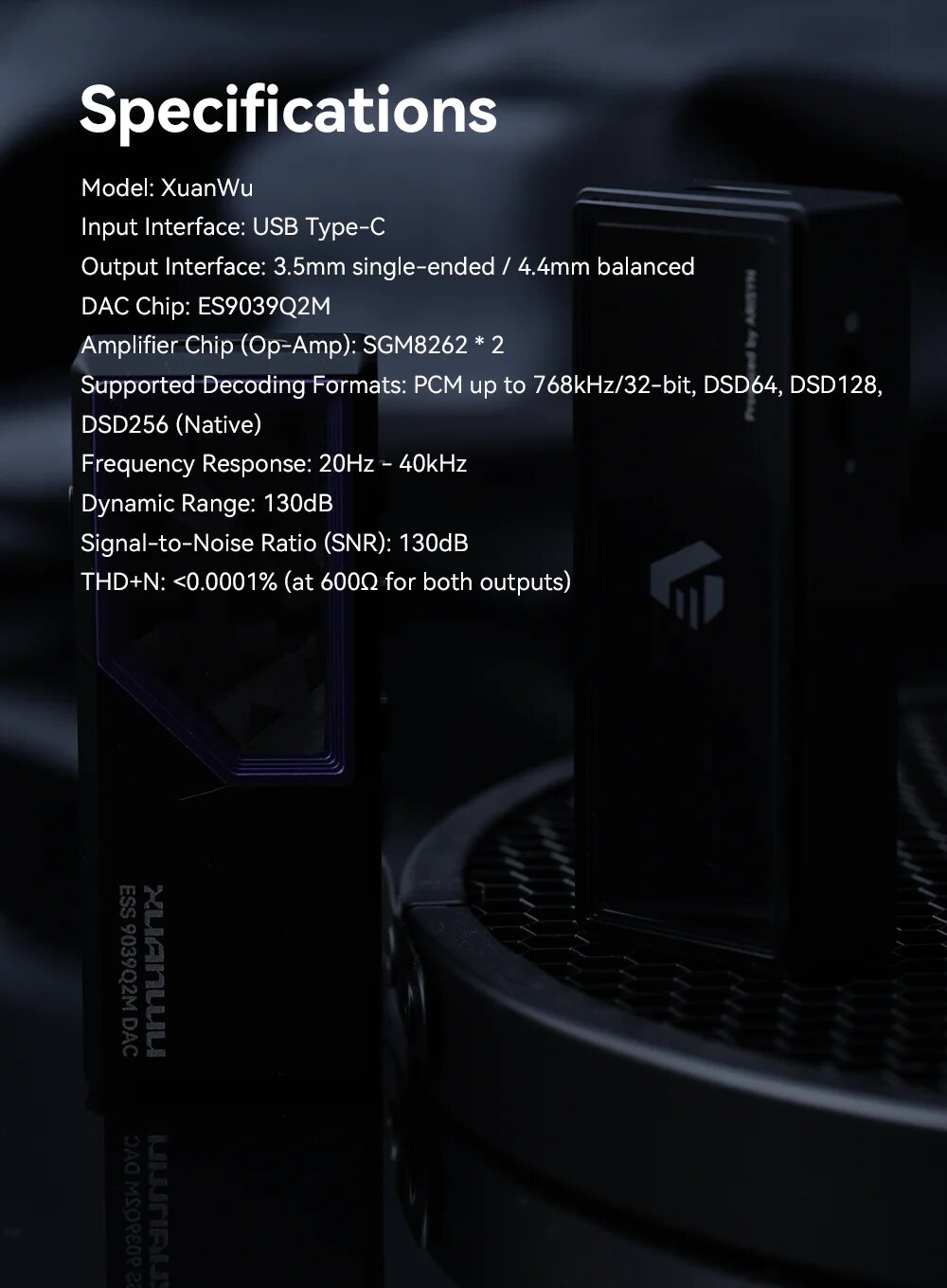 ARISYN XUAN WU Портативный усилитель для наушников Purple