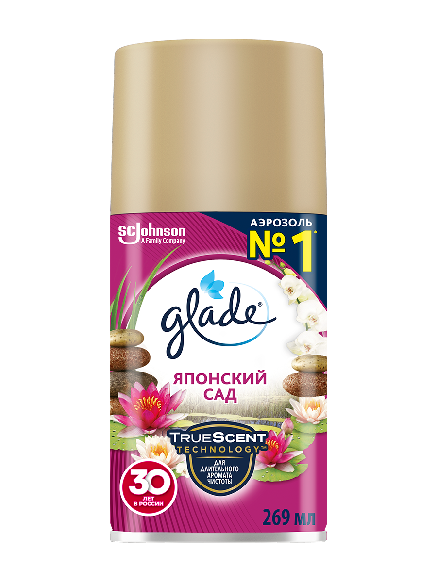 Glade Automatic см. баллон "Японский сад", 269 мл