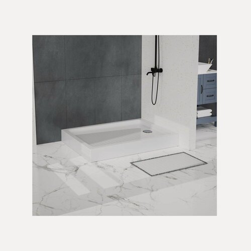 Изображение товара Душевой поддон BelBagno "TRAY-BB-AH-120/100-15-W", акрил, белый, антискользящий, 15 лет