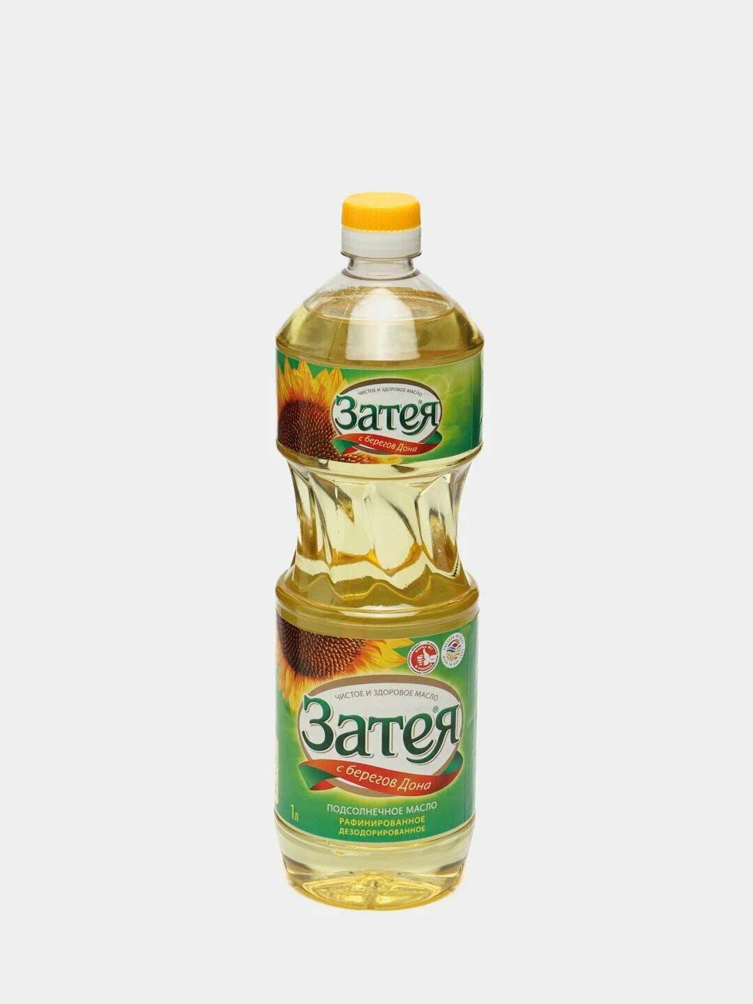 Подсолнечное масло "Затея", рафинированное и дезодорированное