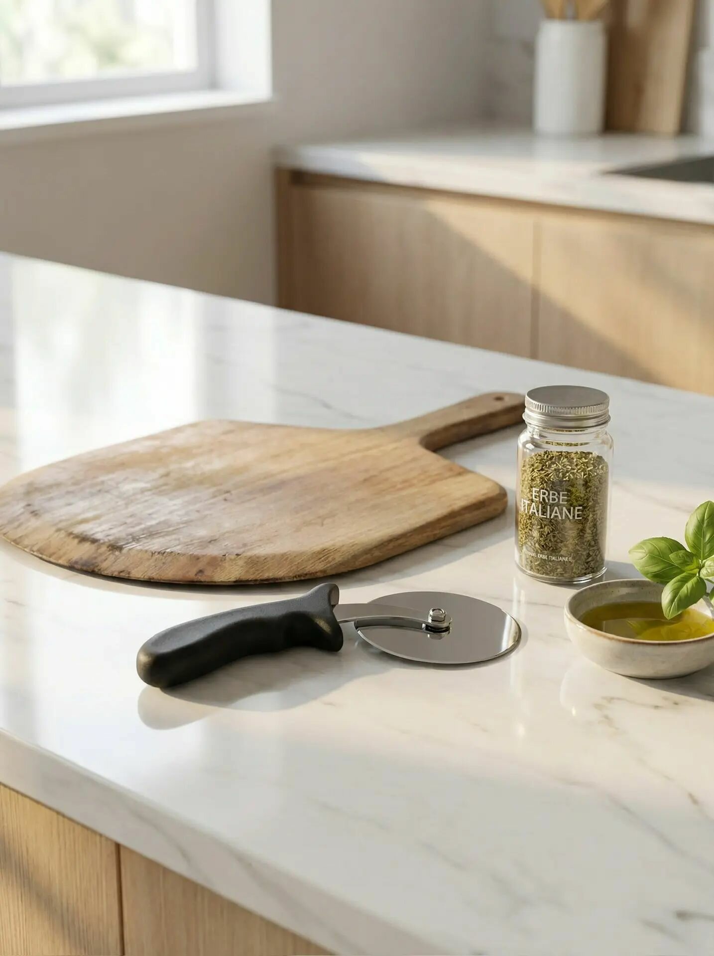 Нож для пиццы и теста пиццерезка тесторезка круглая — фото 1