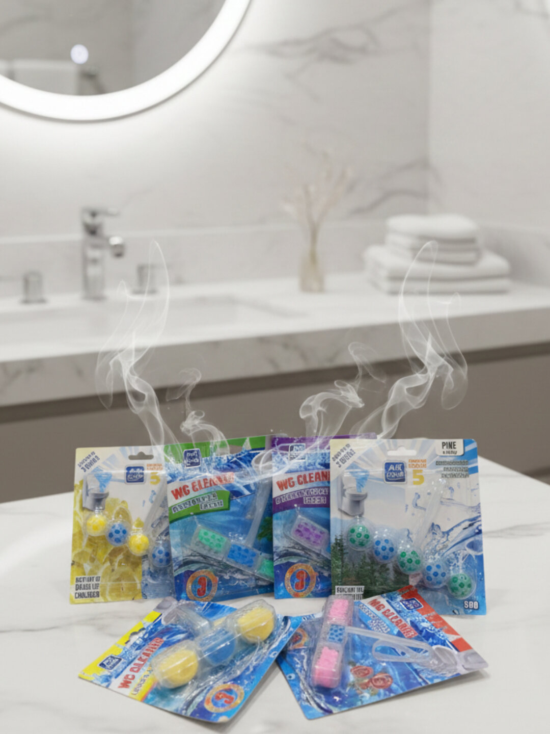 Шарообразный освежитель, для туалета, натуральный, безопасный, современный дизайн