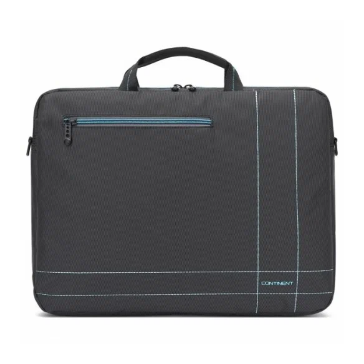 Сумка Continent CC-201серый для ноутбука 15,6", одно отделение, один карман