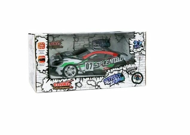 Машинка Taiko StreetZone, радиоуправляемая, мягкий корпус, подсветка салона