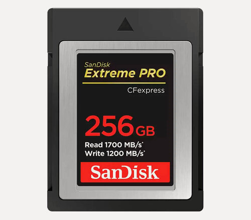 Изображение товара Карта памяти SanDisk CFexpress Type B 256GB Extreme Pro, 1700 / 1200 МБ/с