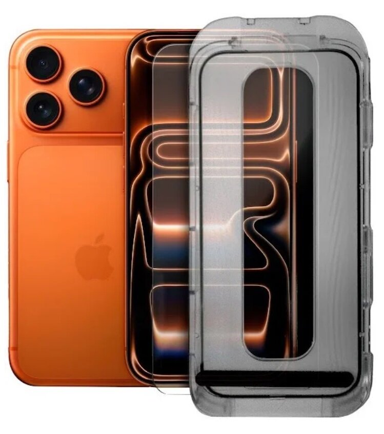 Защитное стекло Magssory GLS045 для iPhone 17 Pro Max (антибликовое (AR), с аппликатором для установки)