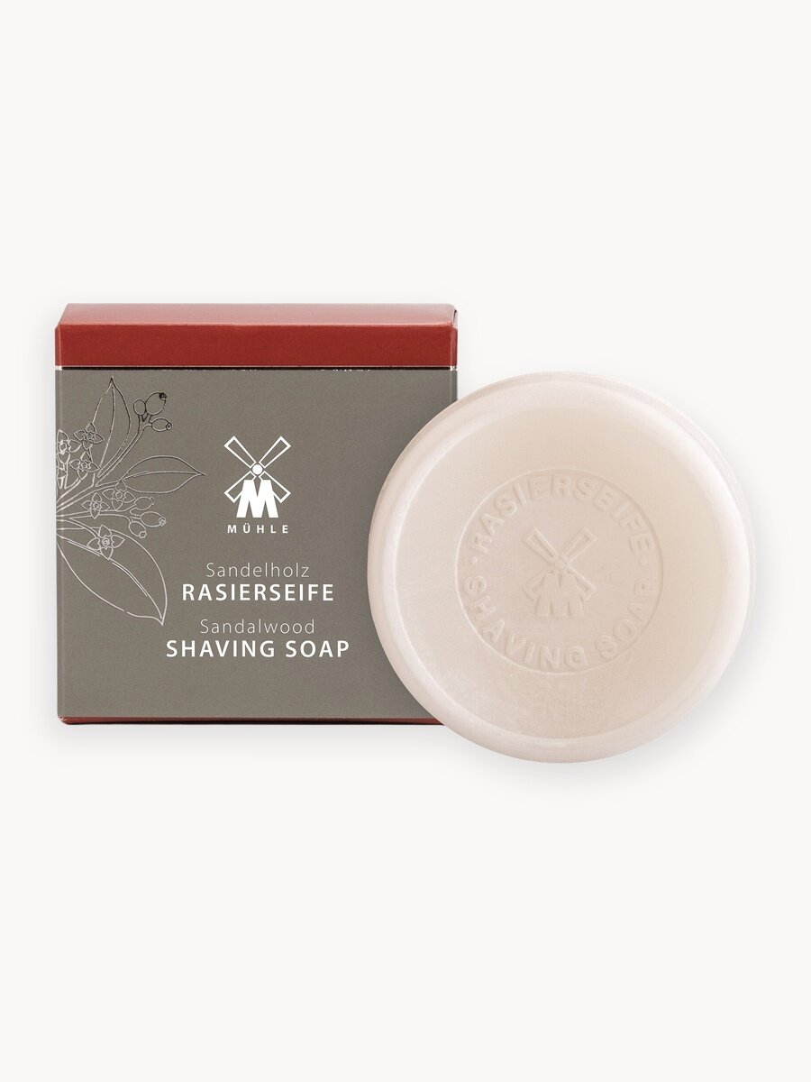 Твердое мыло для бритья MUEHLE, Сандал, 65 гр