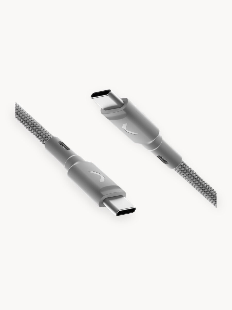 Кабель COMMO Range 100W, USB-C - USB-C, 100W, 1,2м, Серый