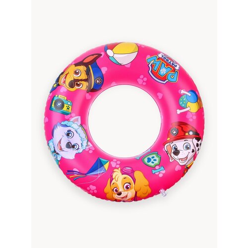 Круг надувной для плавания 55 см, детский, Щенячий патруль, цвет розовый