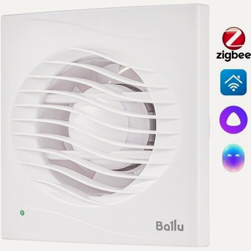 Изображение товара Вентилятор вытяжной Ballu BAF-AR 100 V с обратным клапаном