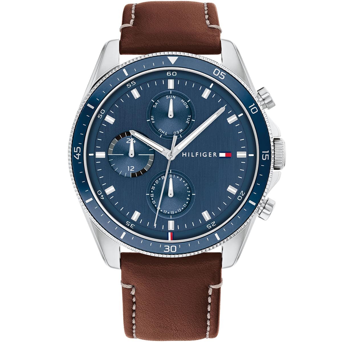 Наручные часы TOMMY HILFIGER Parker, синий/коричневый