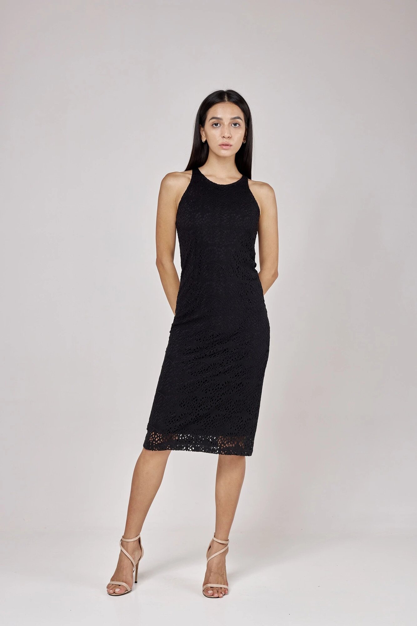 Платье Selfie, размер XS, черный — фото 1