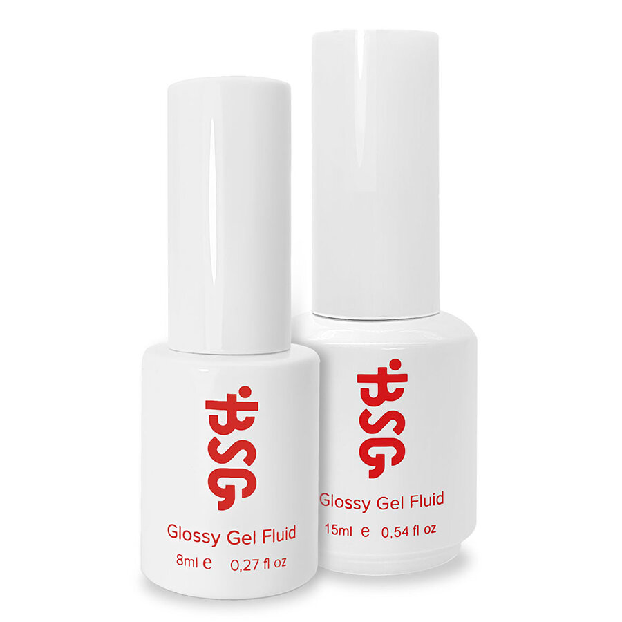 BSG, Glossy Gel Fluid - базовый гель для проблемных ногтей, 15 мл — фото 1