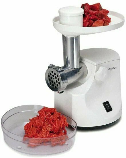 Мясорубка Kenwood MG450, с насадками для приготовления колбасок, кеббе и фарша — фото 1