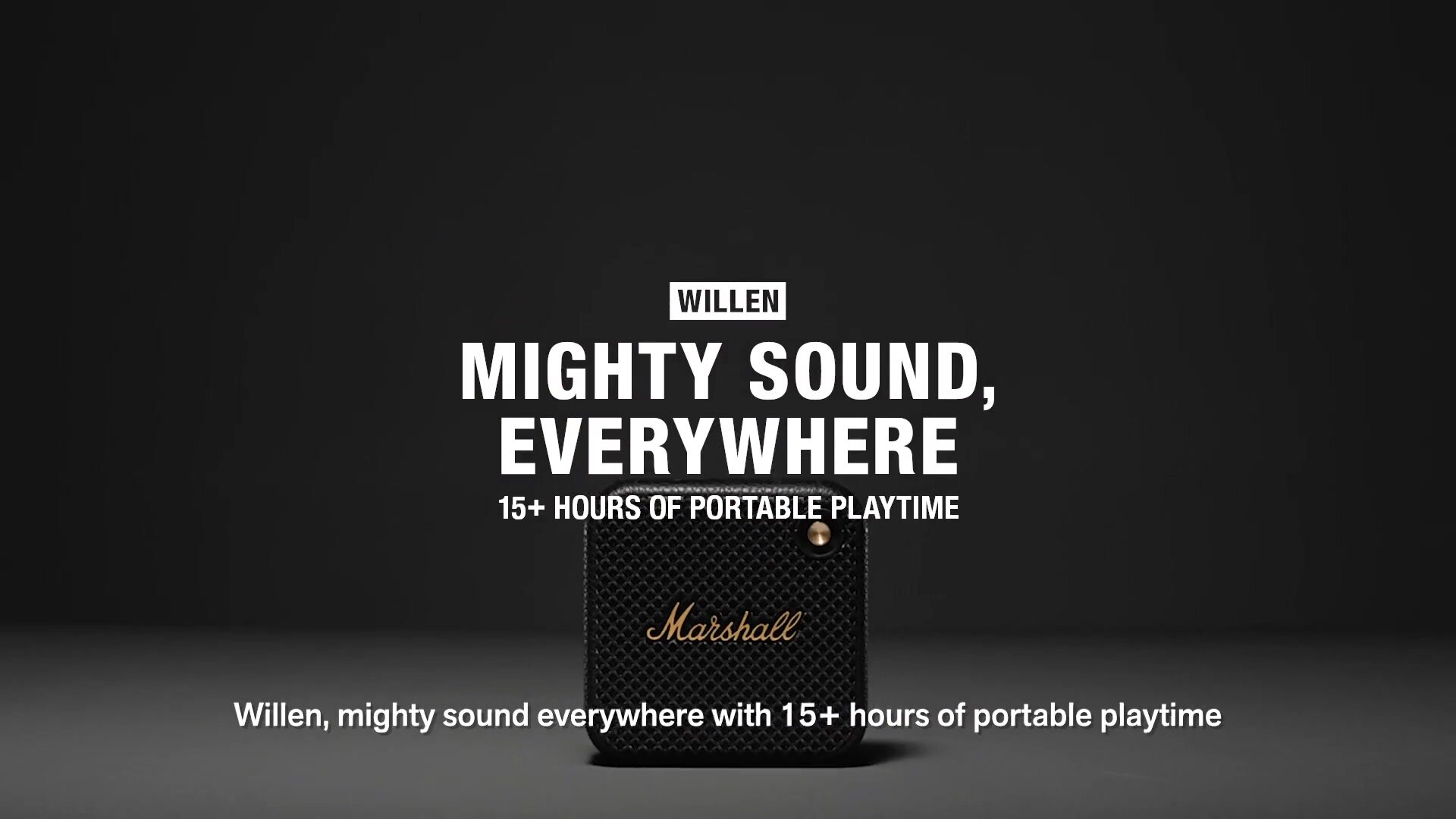 Портативная колонка Marshall Willen Cream/Кремовый, Беспроводная, IP67, 10Вт — фото 1
