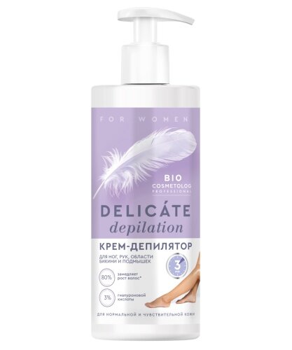 Крем-депилятор фитокосметик, Delicate Depilation Bio Cosmetolog Professional, 200 мл
