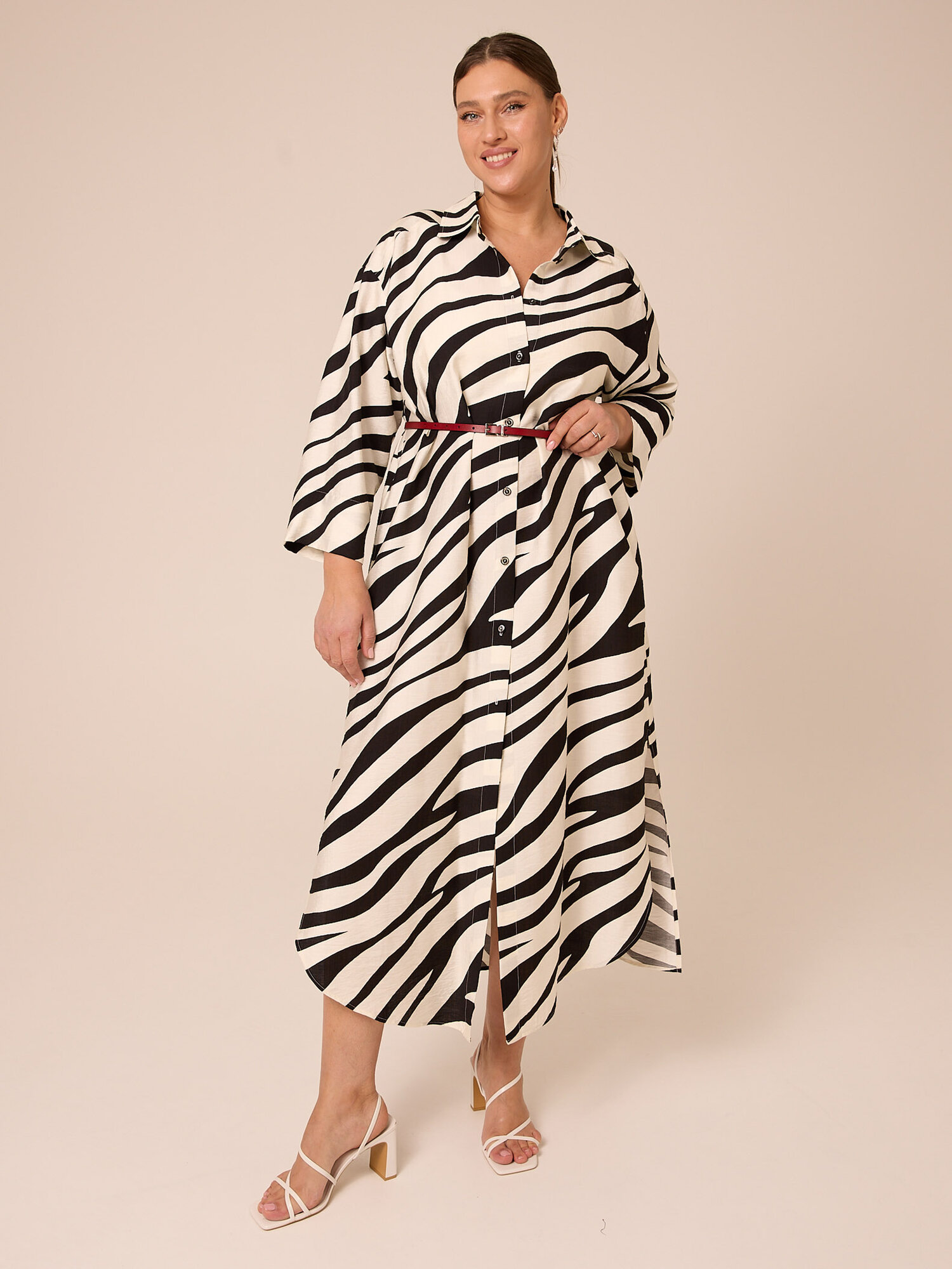 Рубашка Modress, размер 56/58, мультиколор