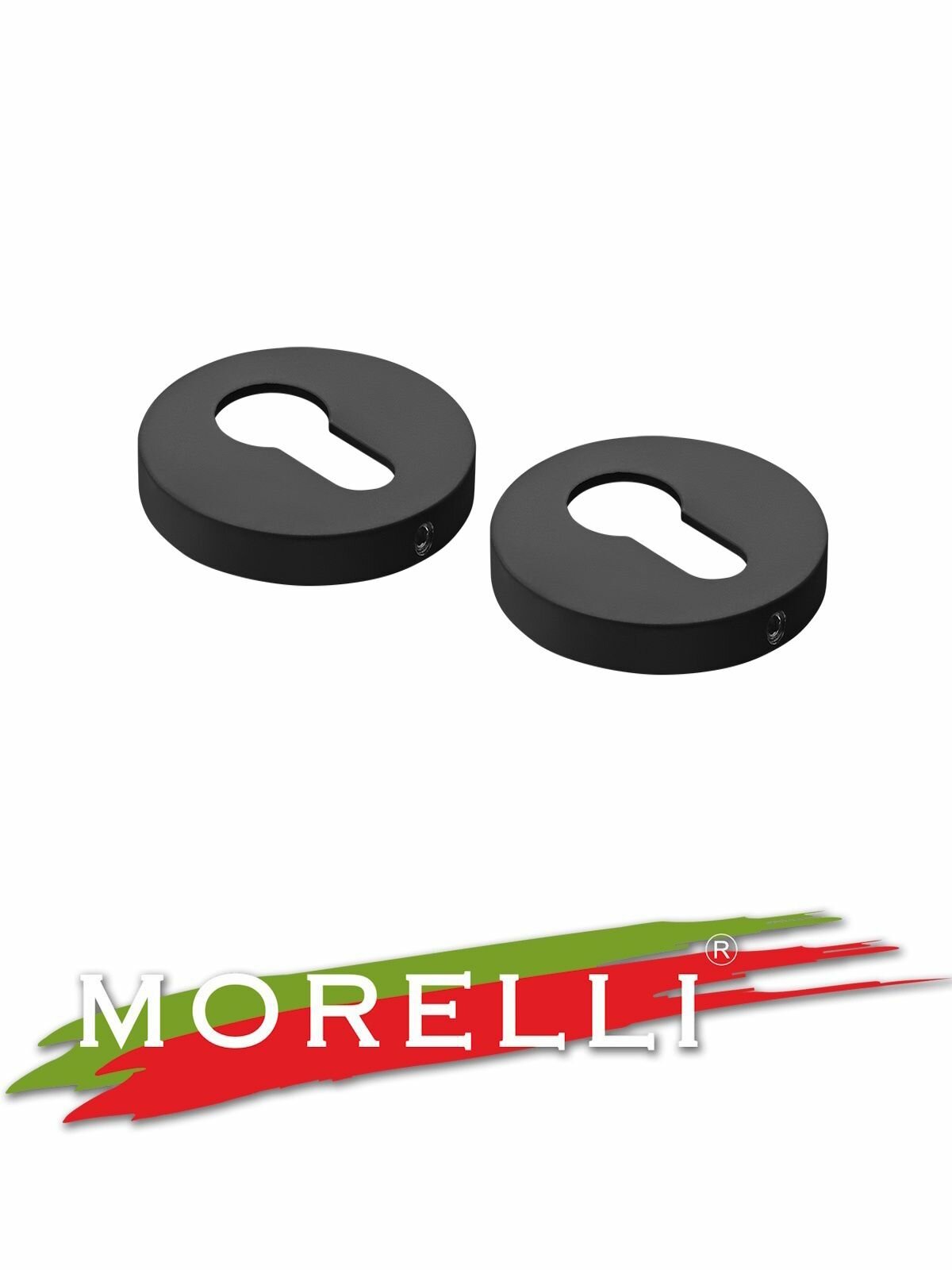 Накладка Morelli MH-KH-R6 BL на ключевой цилиндр на круглой розетке 6 мм цвет - чёрный