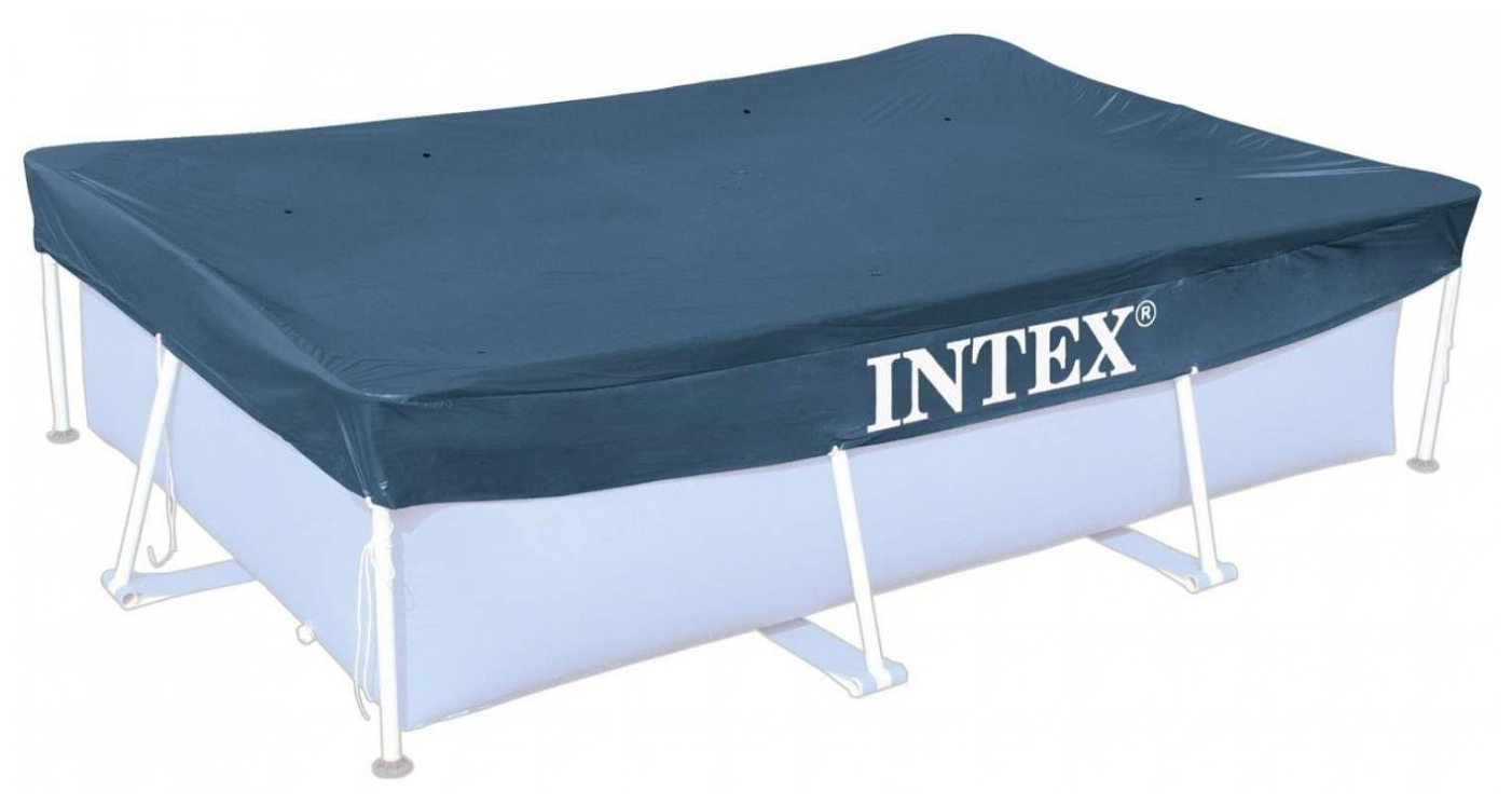 Тент для каркасного бассейна INTEX 28038 Rectangular Frame 300х200см (300х201х20см)