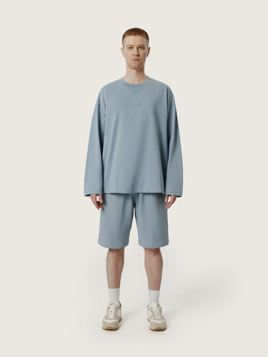 Изображение товара Лонгслив «Базовая коллекция 4.0», цвет серо-голубой