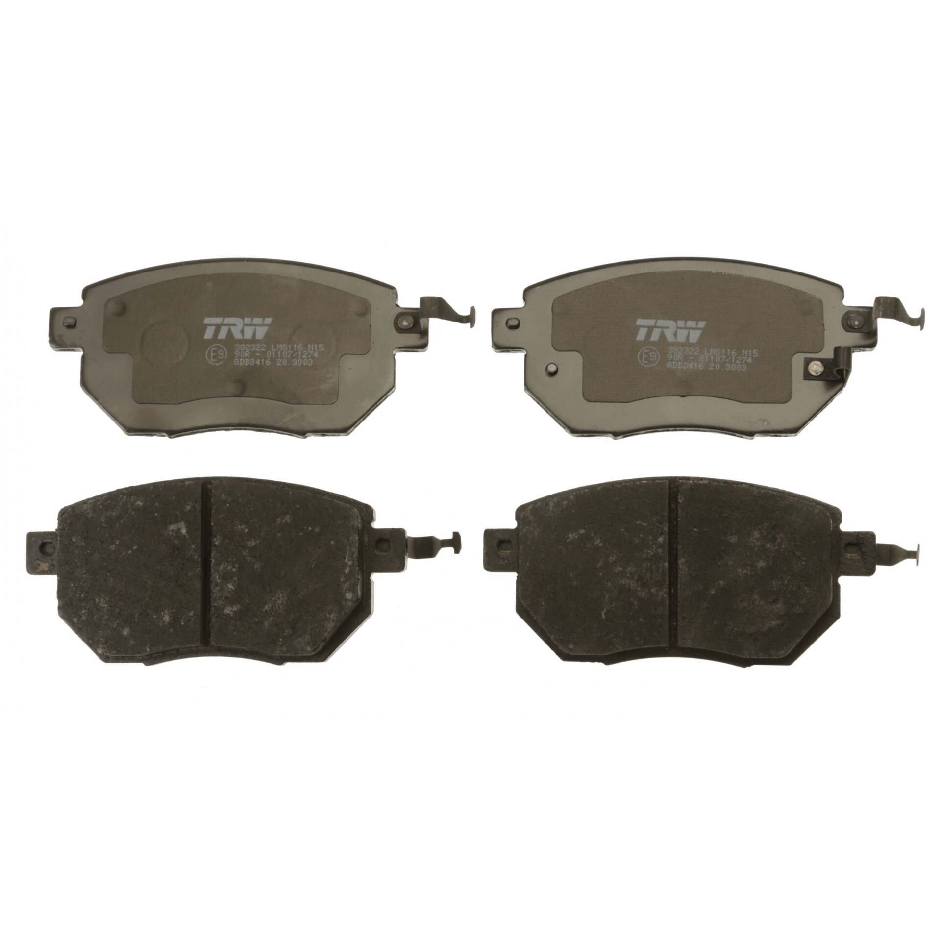 Колодки тормозные к-т дисковый тормоз для автомобиля, TRW GDB3416 (1 шт.)