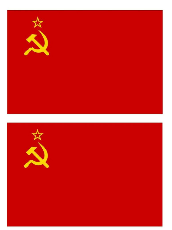 ДВА Флага СССР 90х145 см (СССР) — фото 1