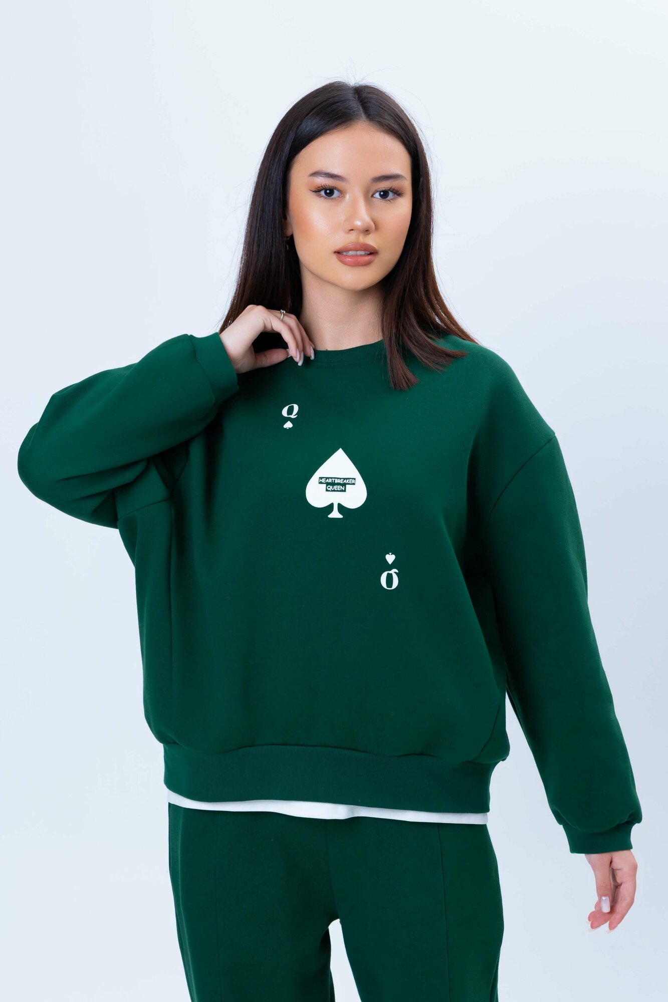 Свитшот TERRA PRO, размер M, , green