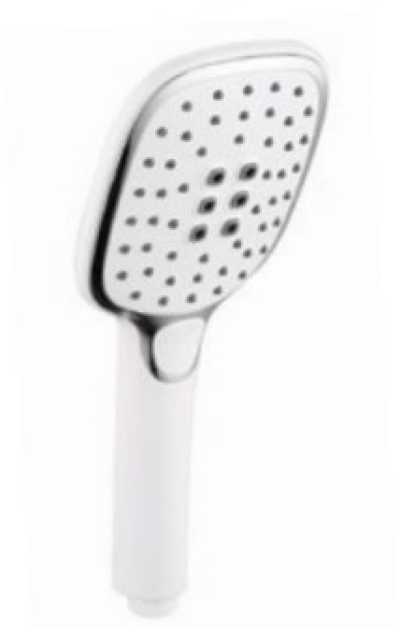 Лейка для душа (3 режима), латуневая Grocenberg GB33601 Белый хром