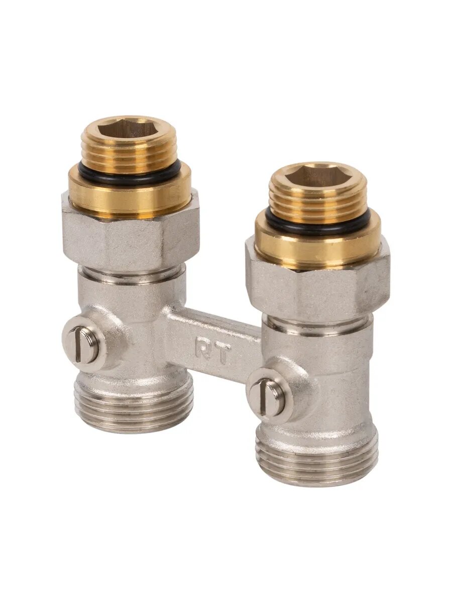 Узел нижнего подключения прямой 1/2"х3